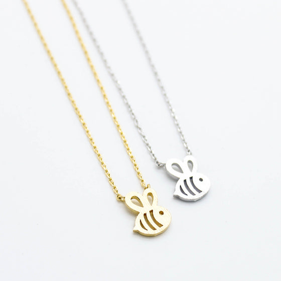 Bumble bee necklace