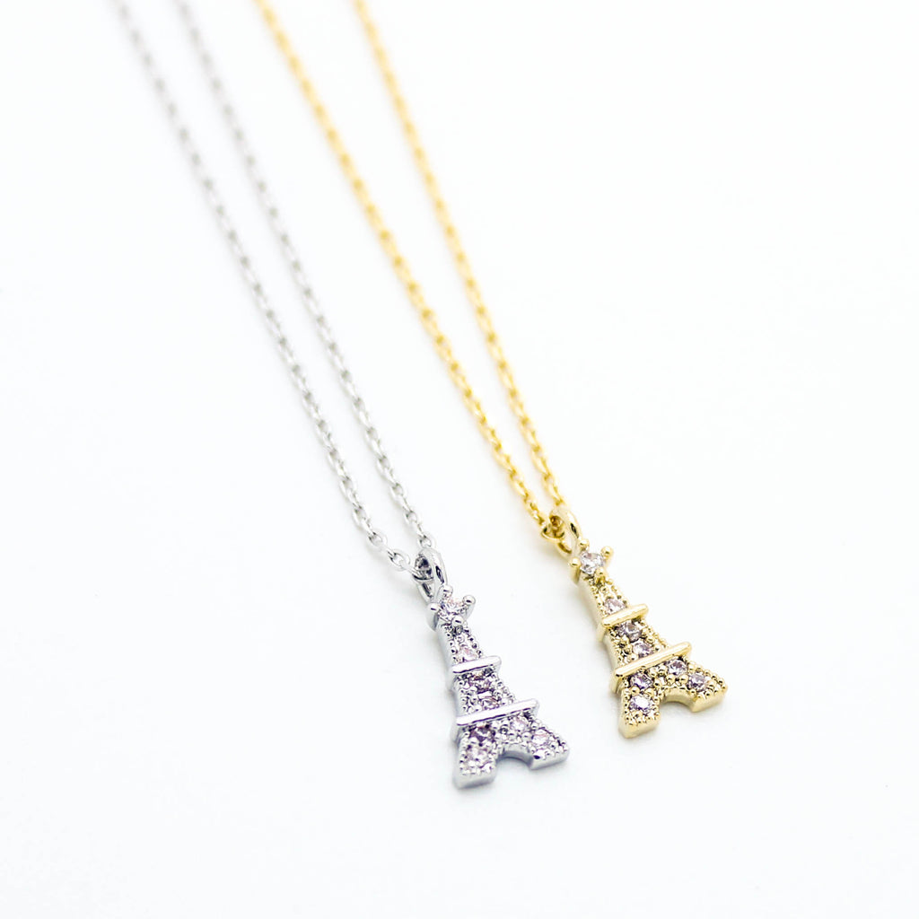 Eiffel tower necklace