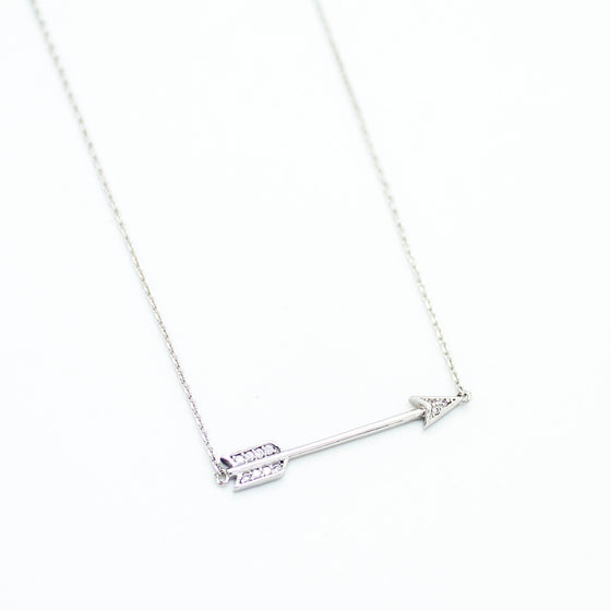 Arrow stone necklace