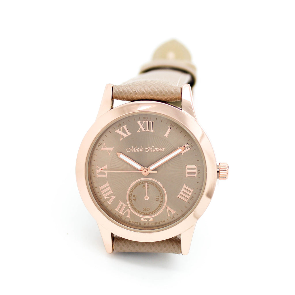 Safiano strap watch (3 colors)