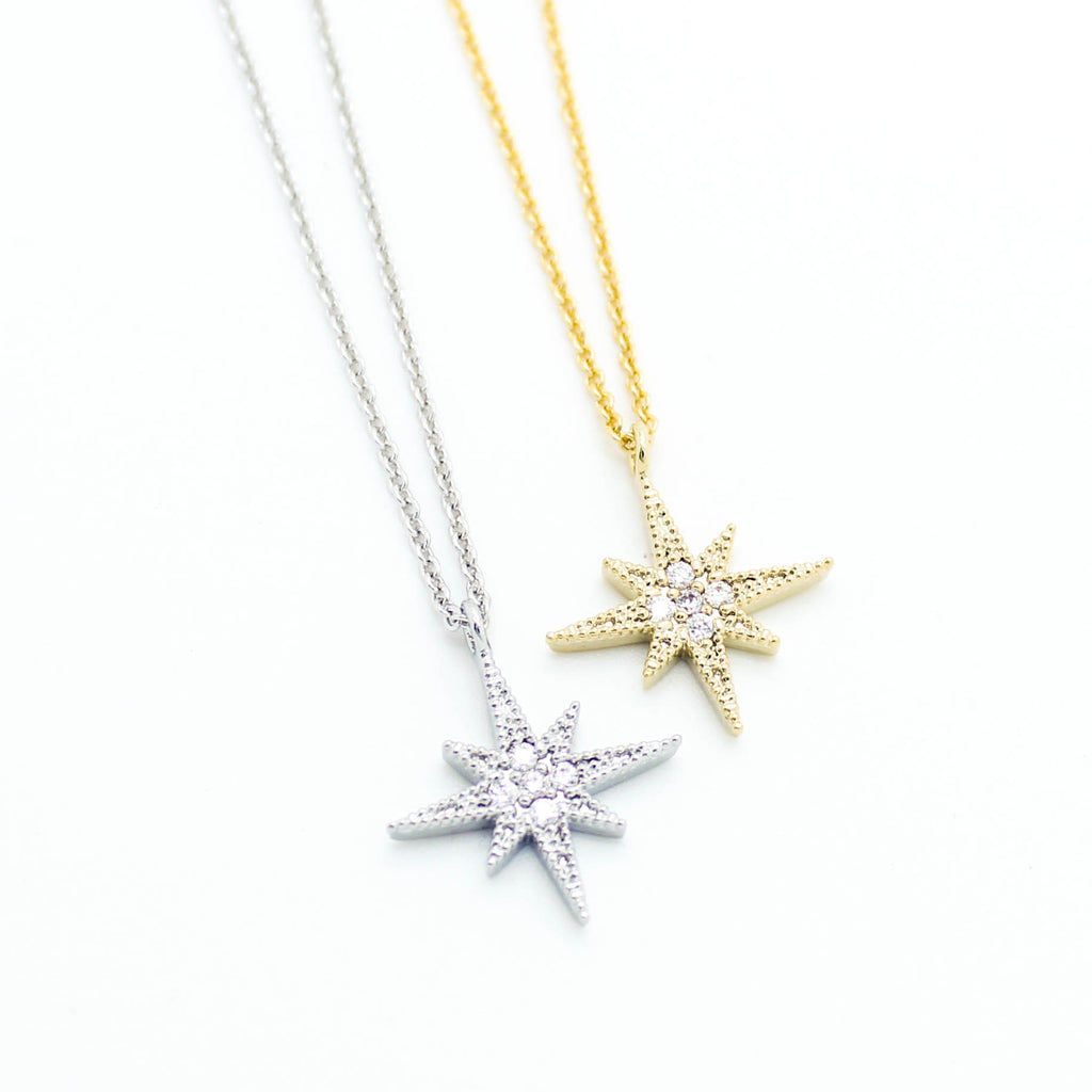 Snow flake necklace