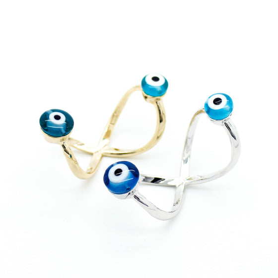 Eye double wire ring