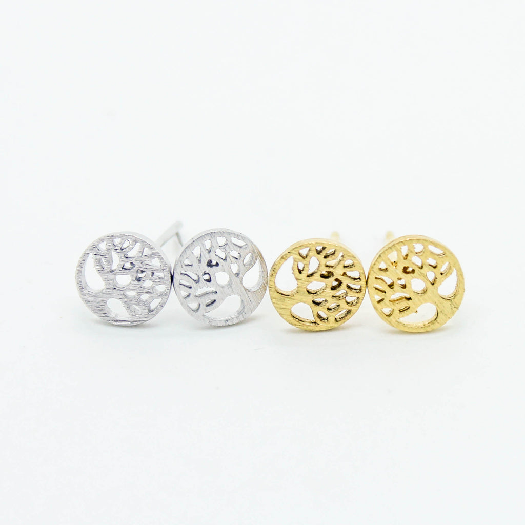 Tree earrings