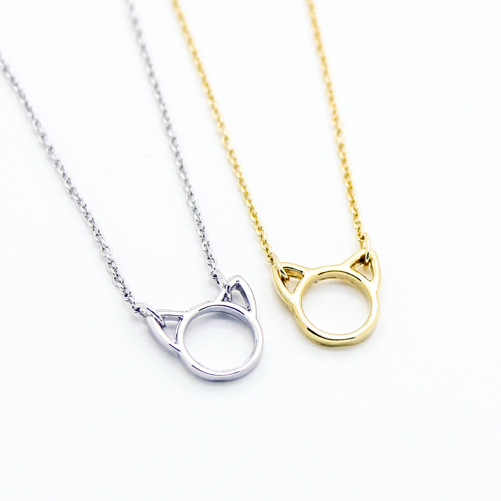 Kitty cat necklace