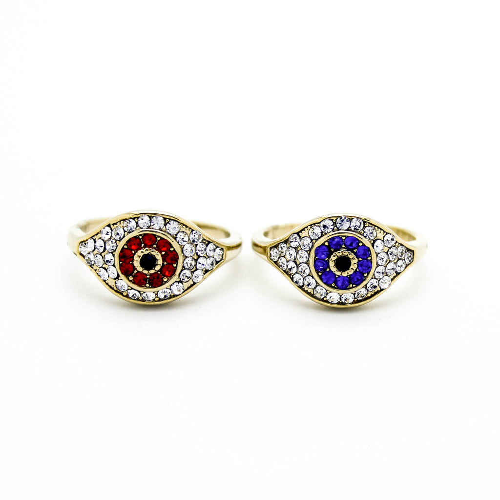 Eye stones ring