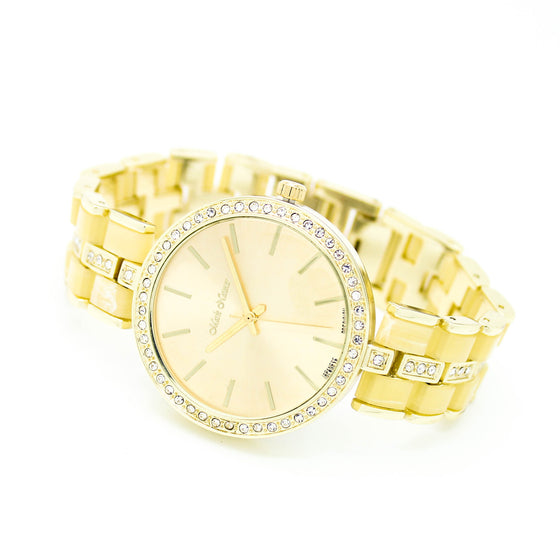 Bezel classic metal watch (3 colors)