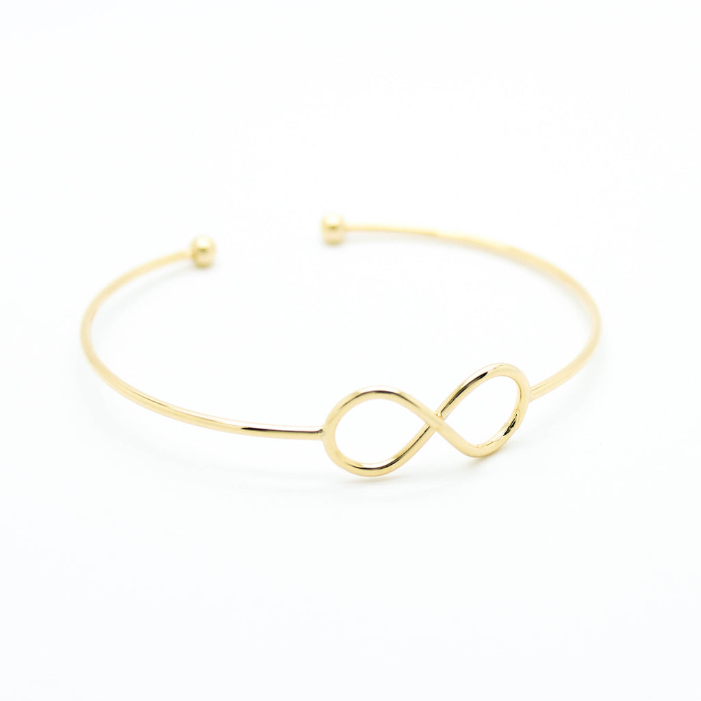 5 Infinity Bangle Infinity bangle bracelet - Imsmistyle