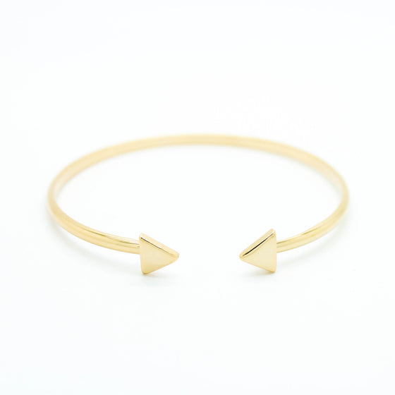 Triangles bangle bracelet