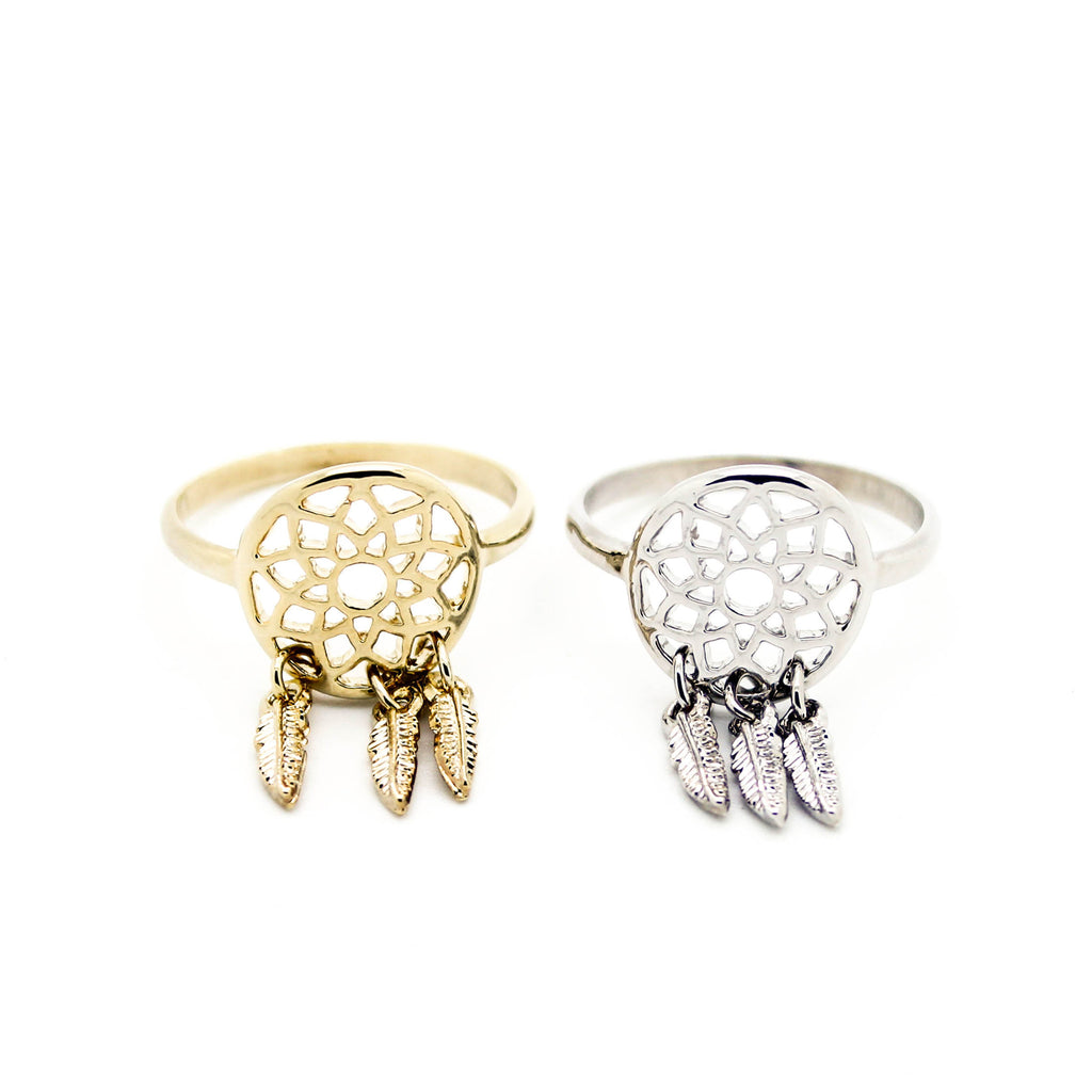 Dreamcatcher ring (3 colors)