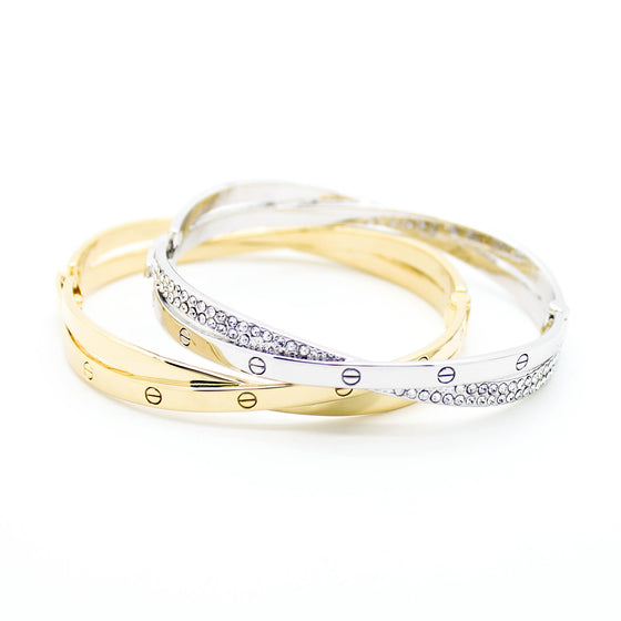 Bella infinity bangle bracelet