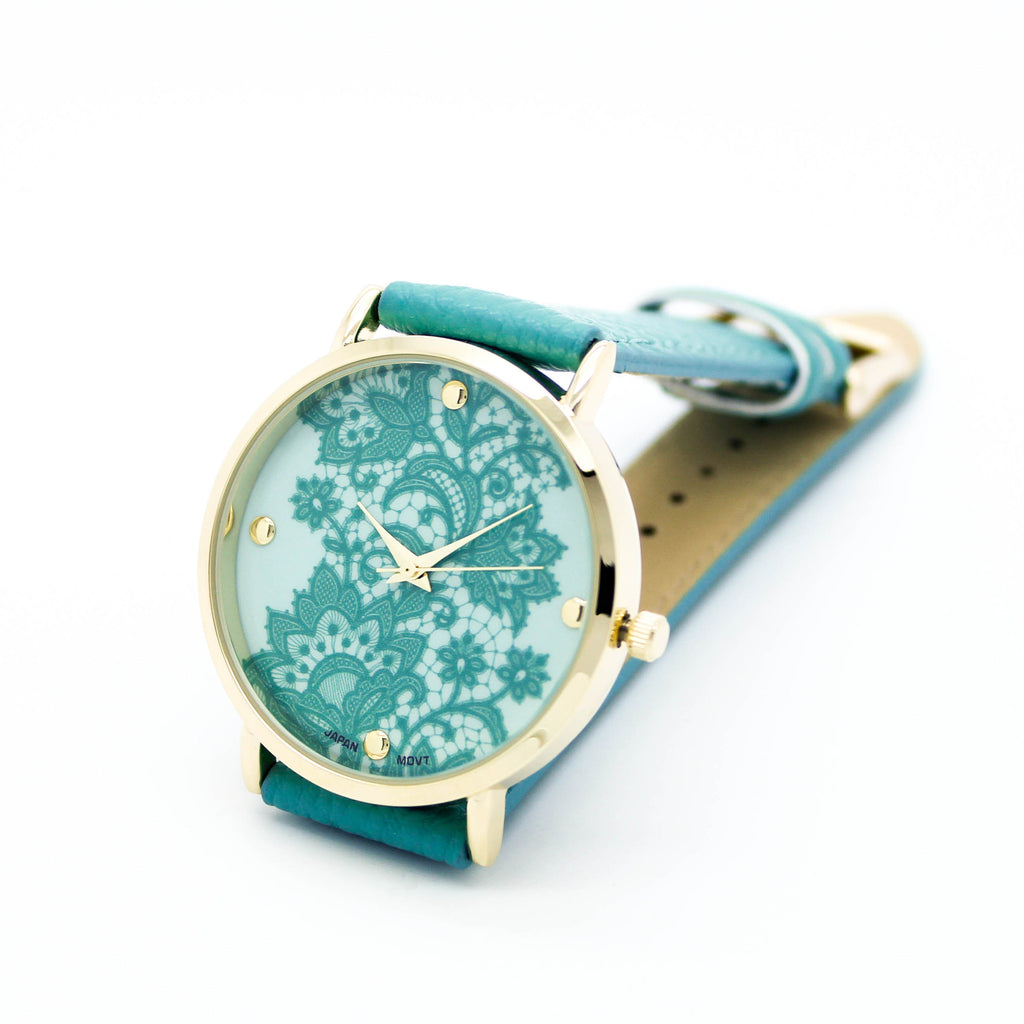Lace strap watch (3 colors)