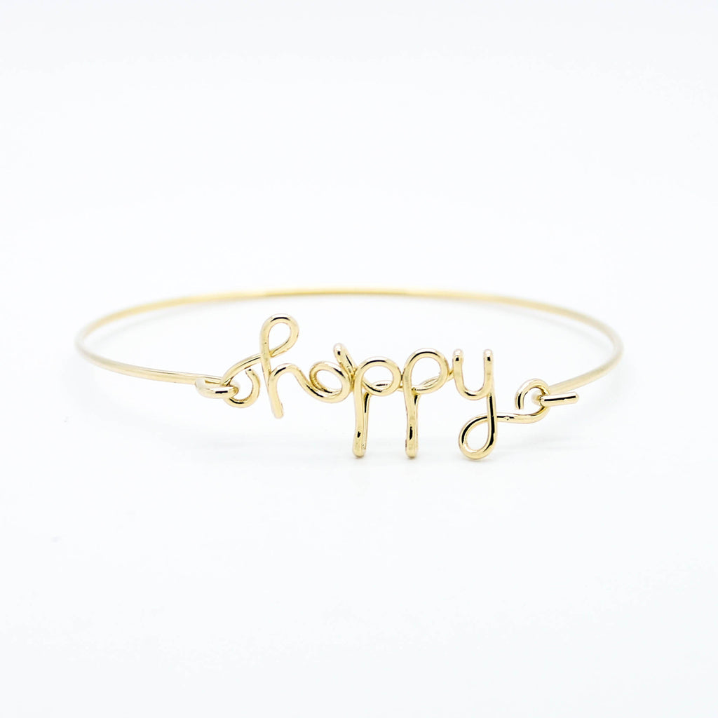 Happy hinge bracelet