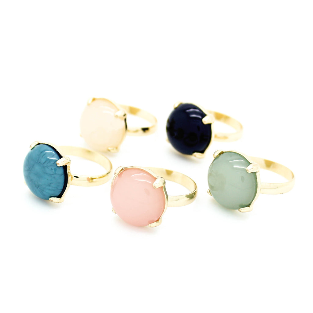 Round stone ring