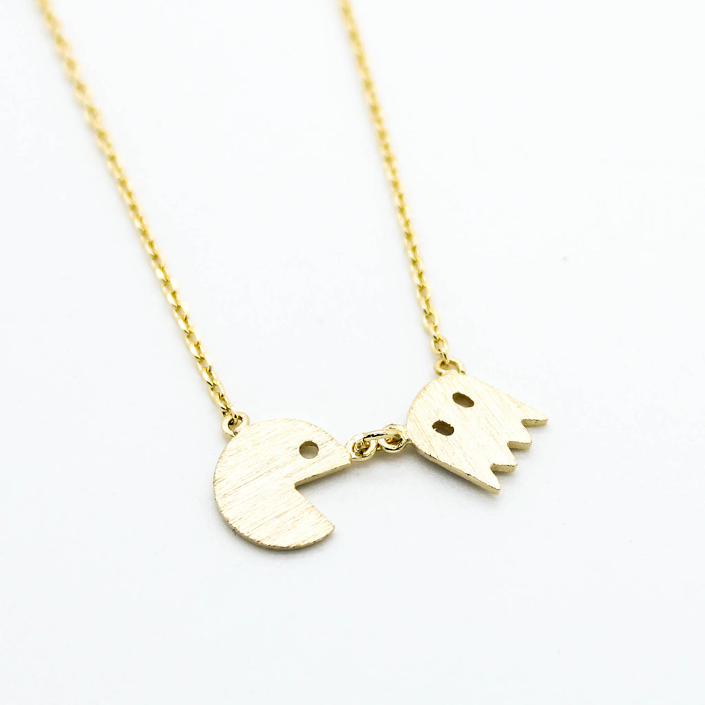 Pac man necklace