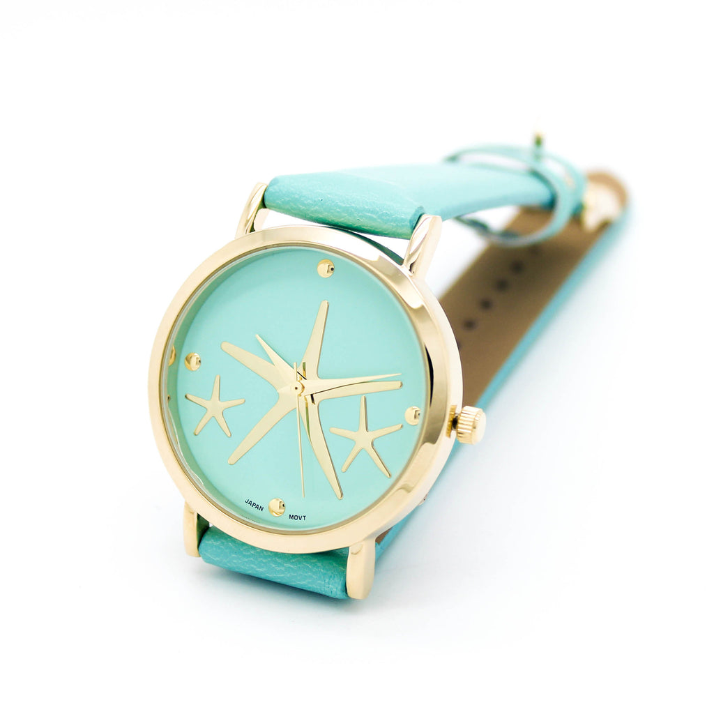 Starfish strap watch (2 colors)