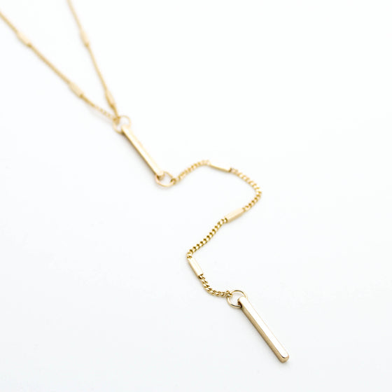 Bar Y necklace