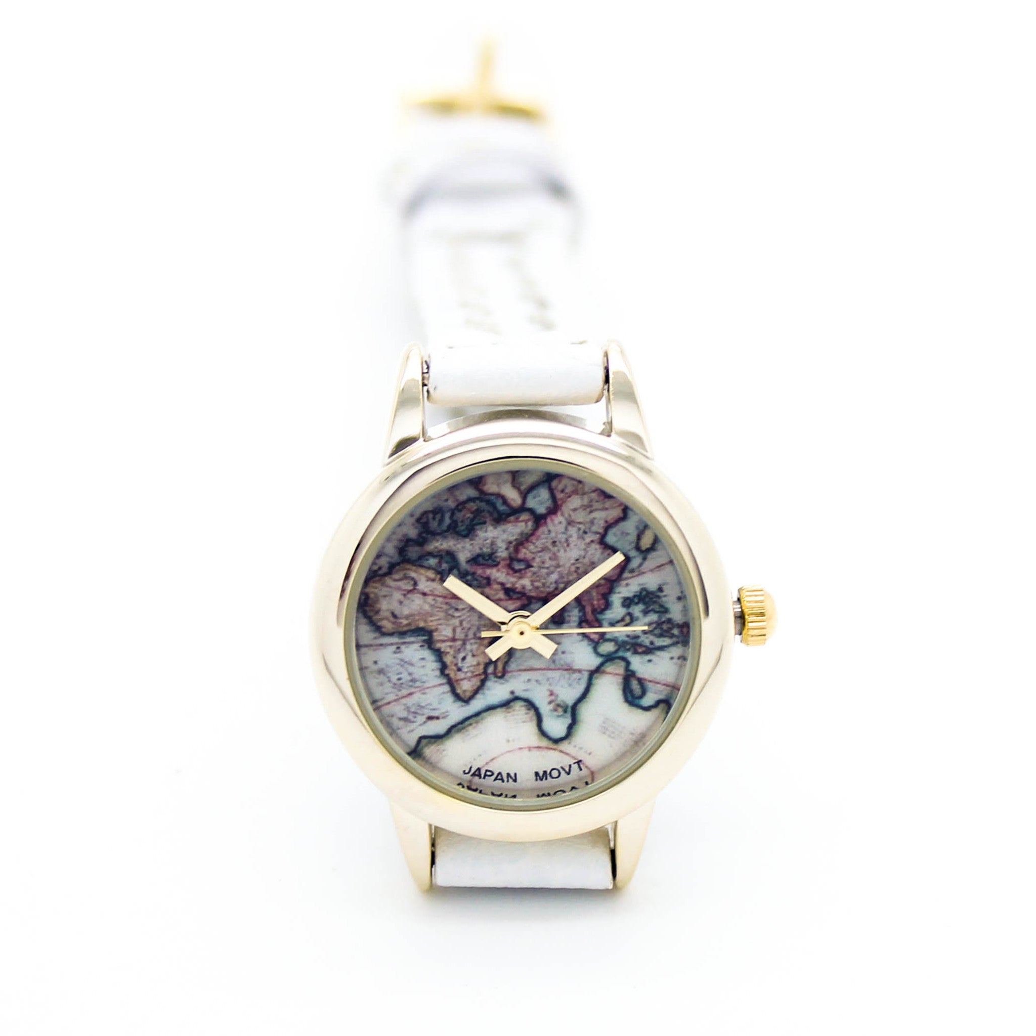 World map mini watch (4 colors) - Imsmistyle
