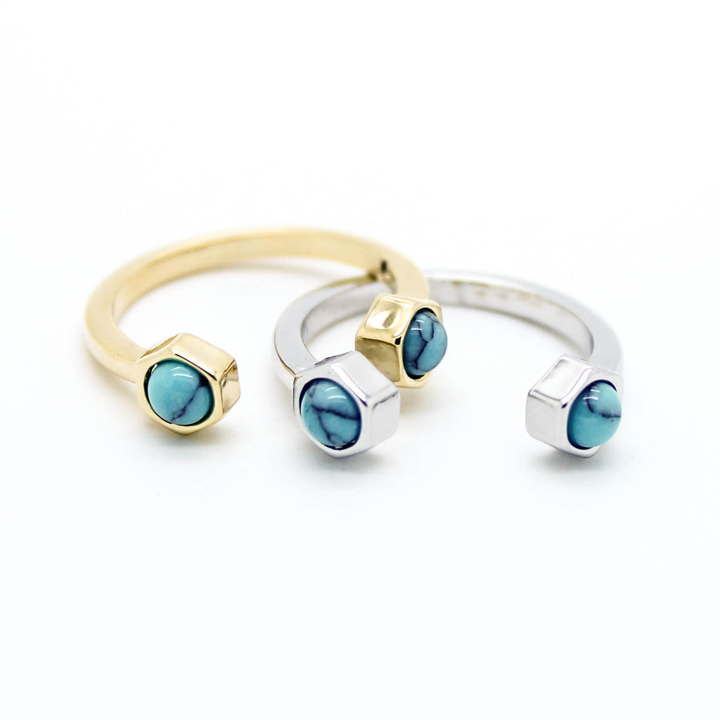 Turquoise stone ring