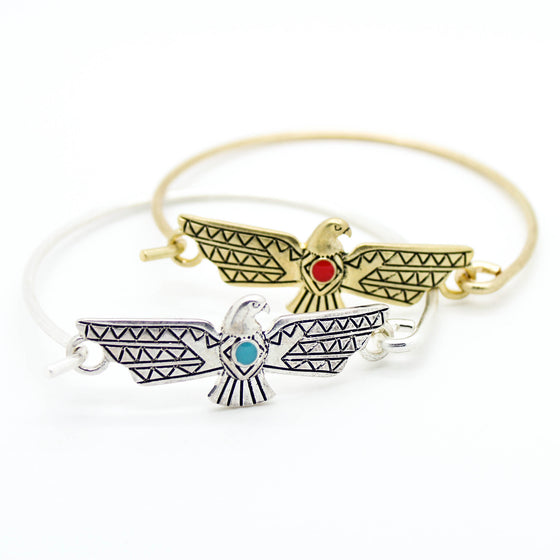 Eagle bangle bracelet