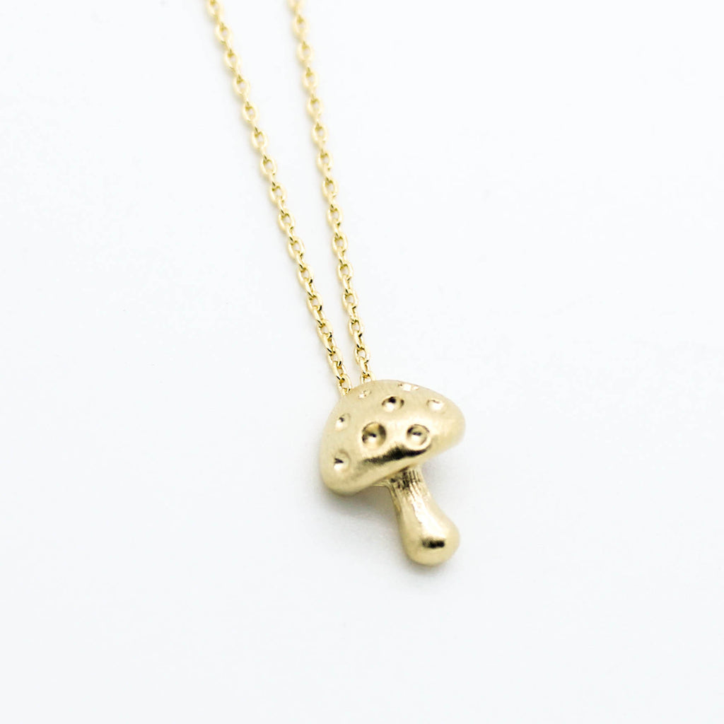 Mushroom necklace