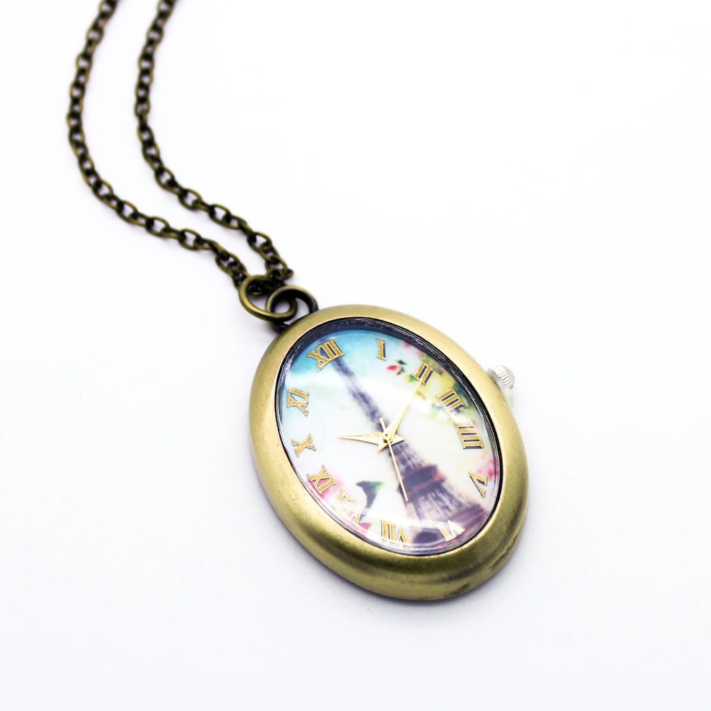 Paris necklace watch