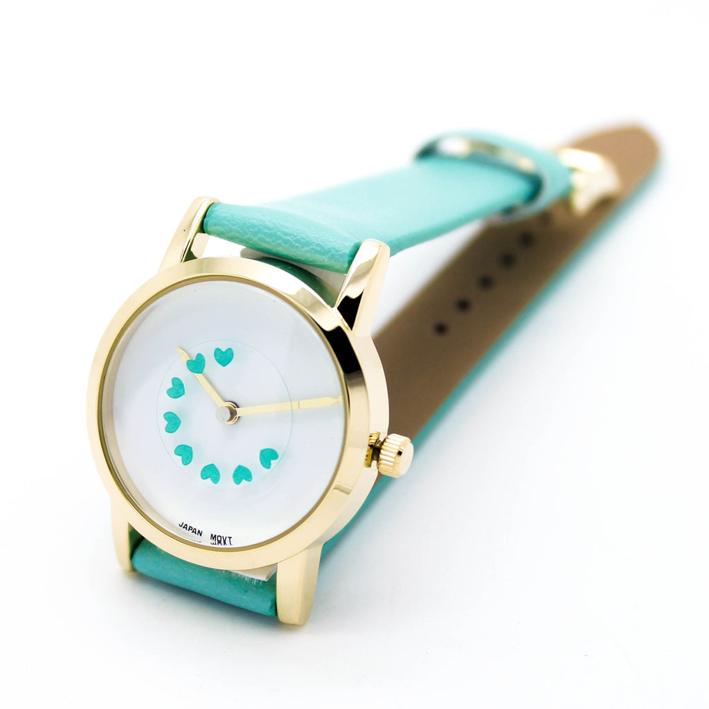 Heart beat strap watch (4 colors)