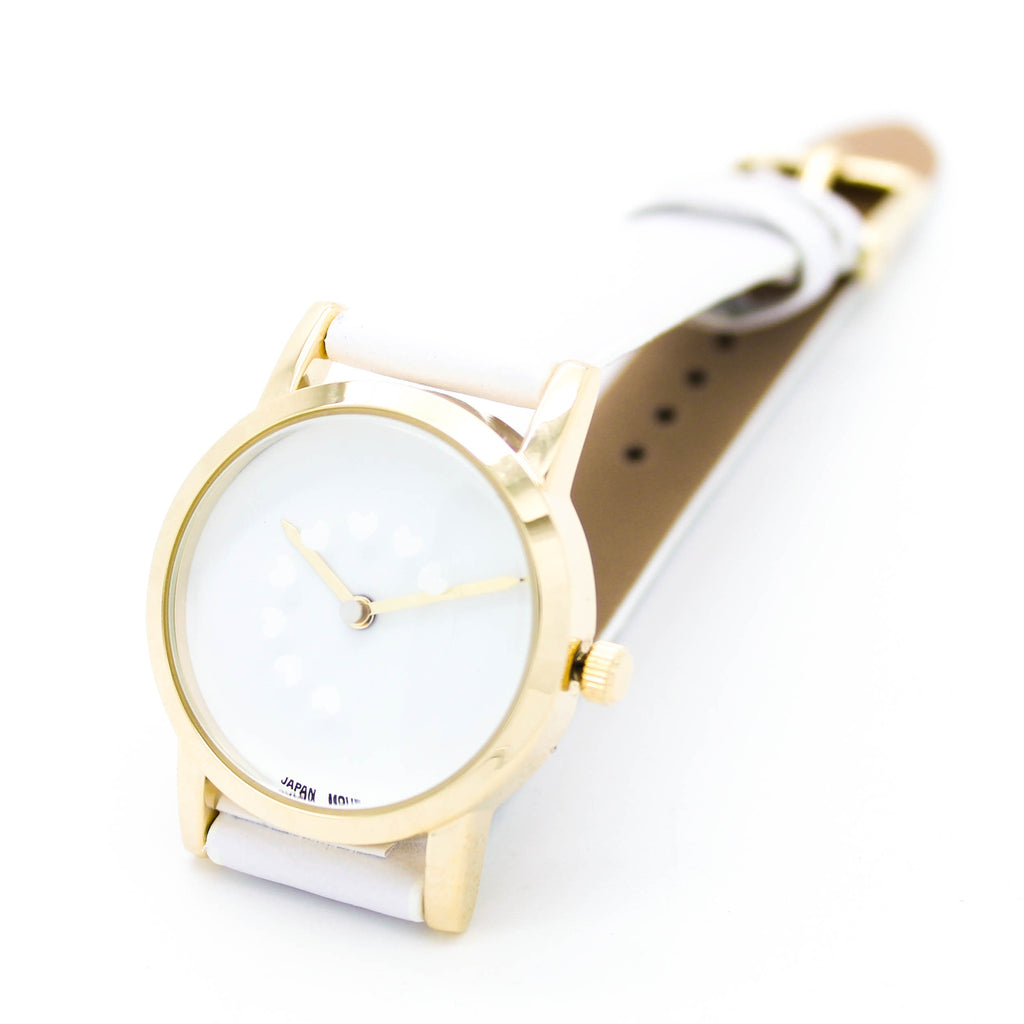 Heart beat strap watch (4 colors)