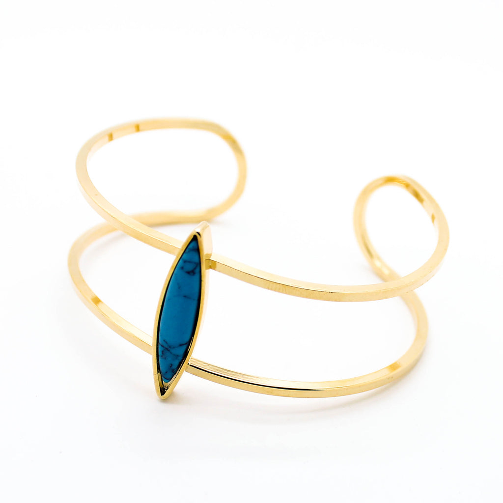 Turquoise bangle bracelet