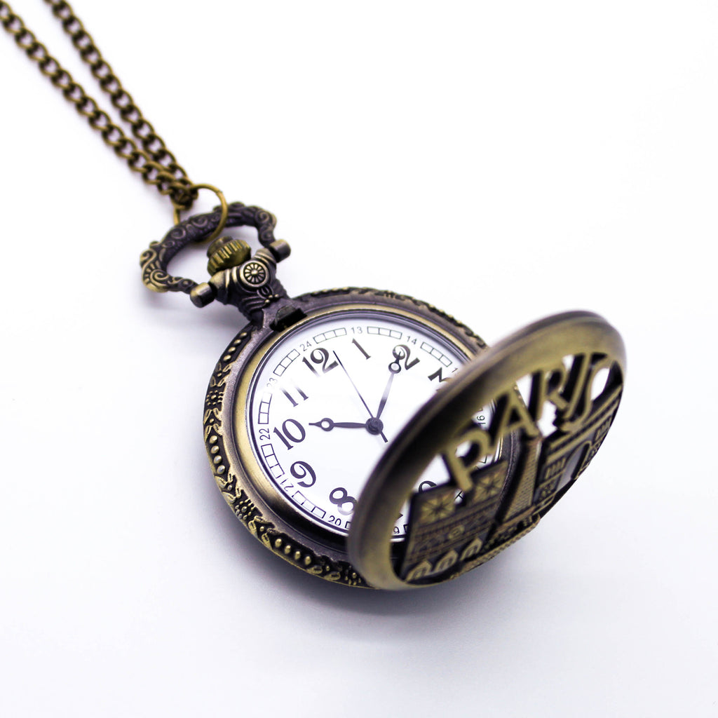 Paris necklace watch