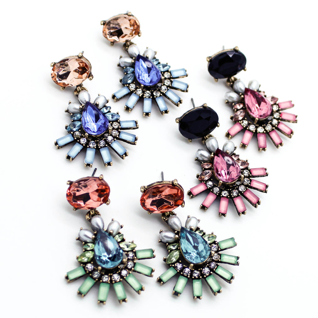Glam glitz earrings
