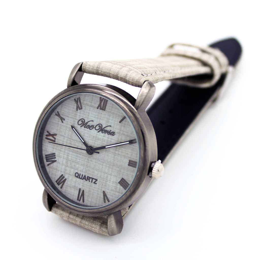 Denim strap watch (4 colors)