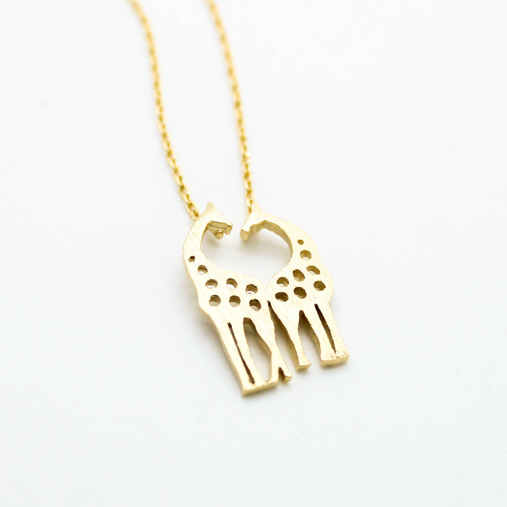 Love giraffe necklace