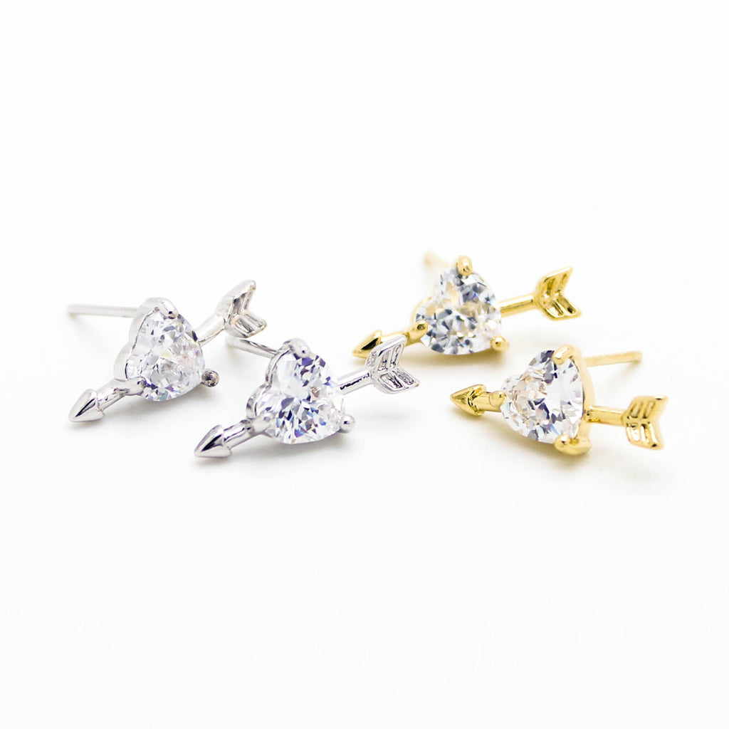 Heart Arrow earrings