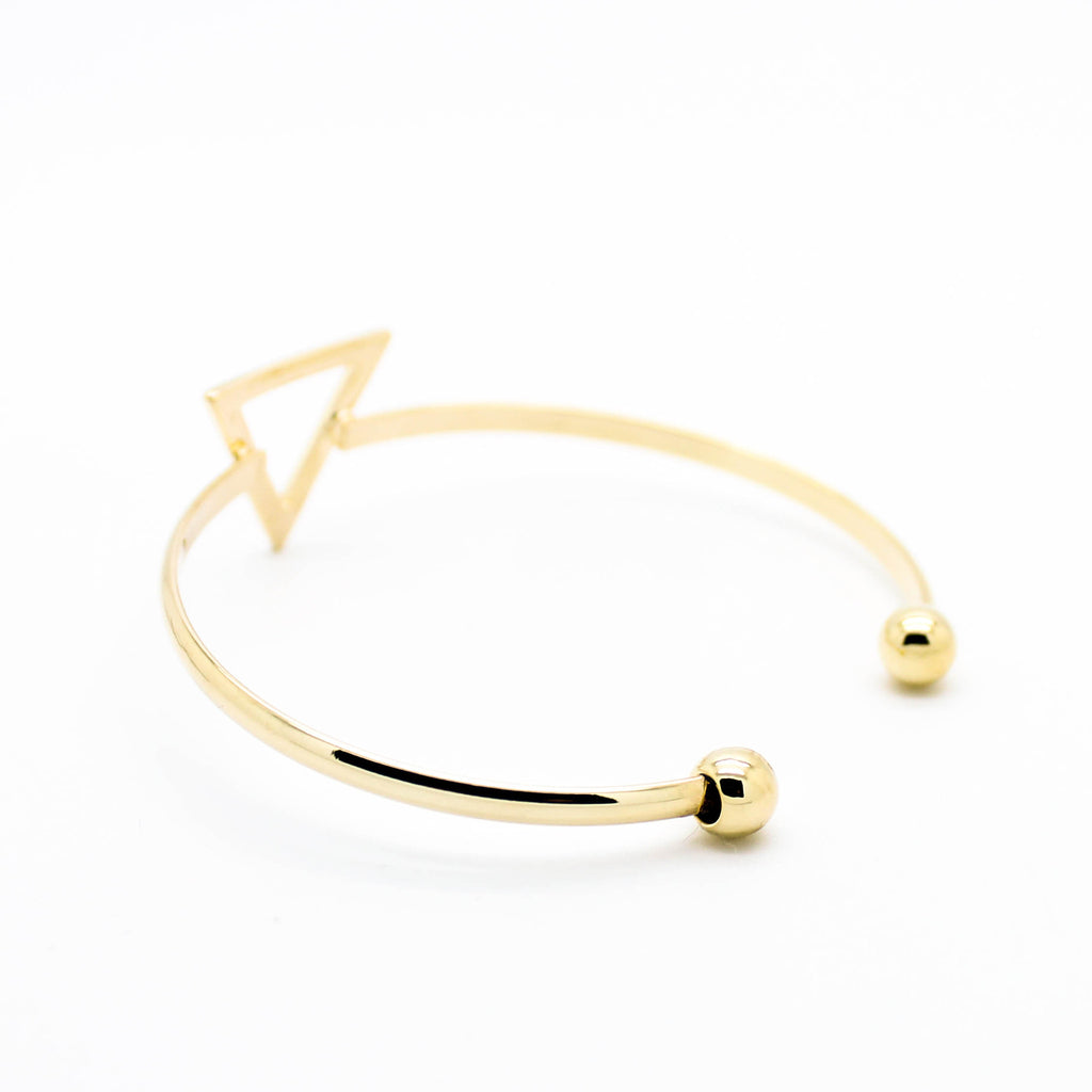 Triangle bangle bracelet