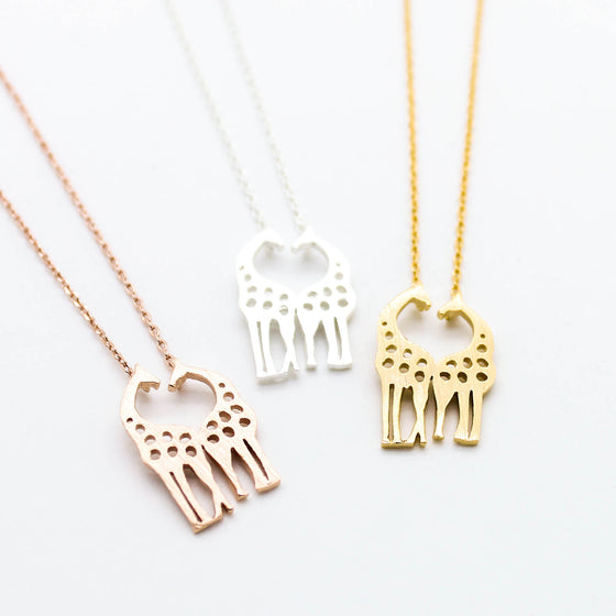 Love giraffe necklace