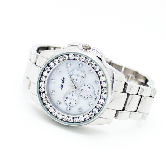 Bezel glam metal watch (3 colors)