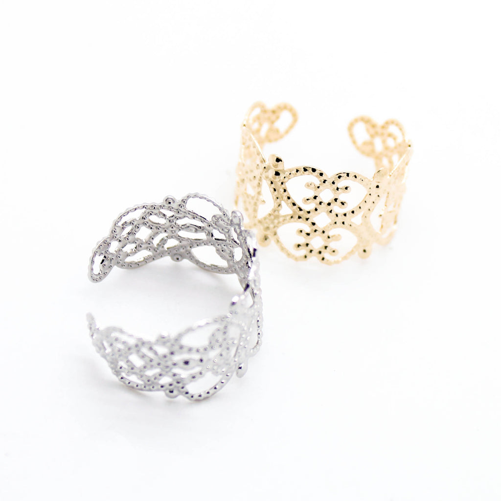 Filigree lace ring