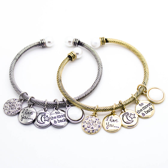 I love you charm bracelet