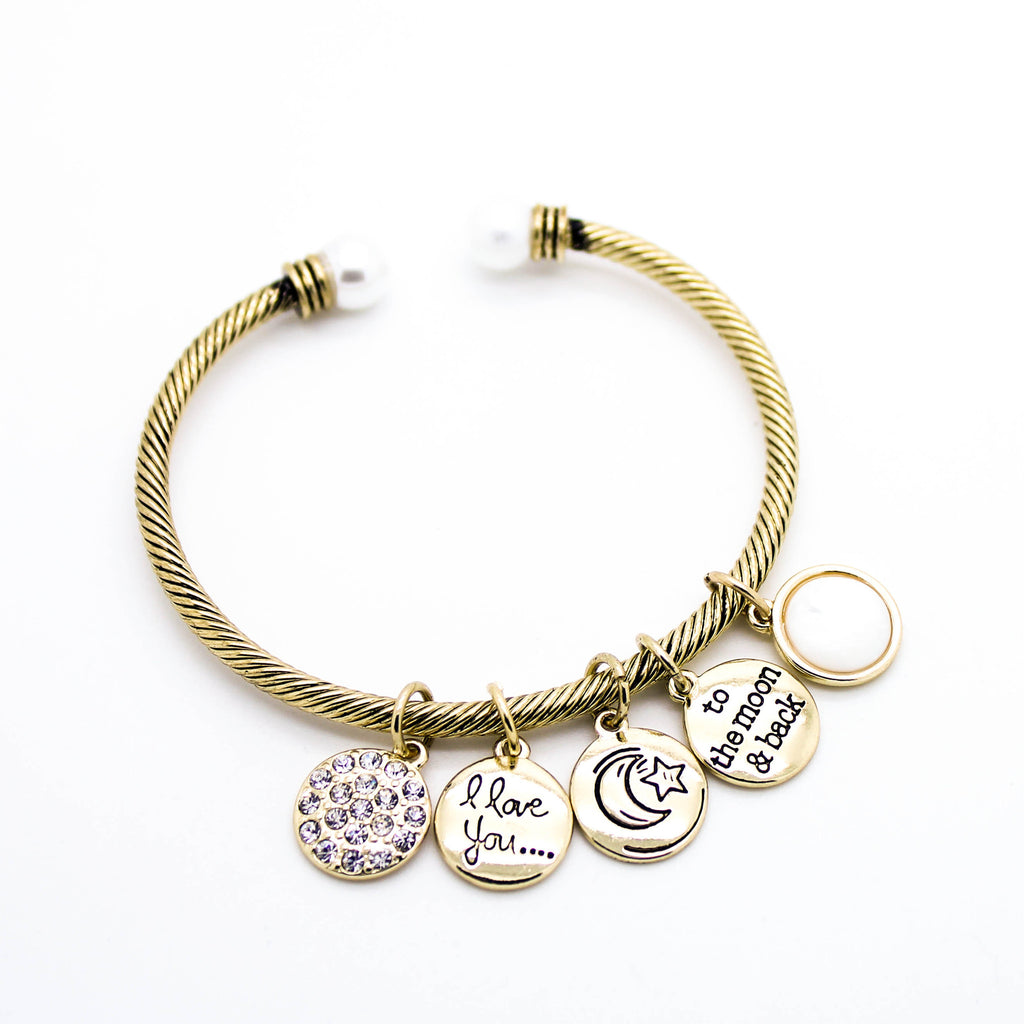 I love you charm bracelet