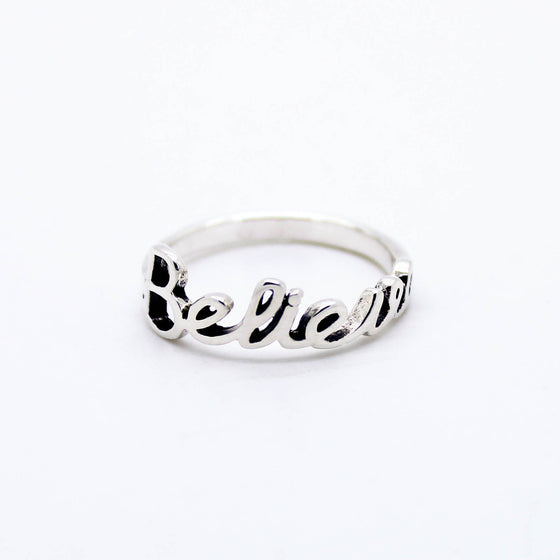 Belive sterling silver ring