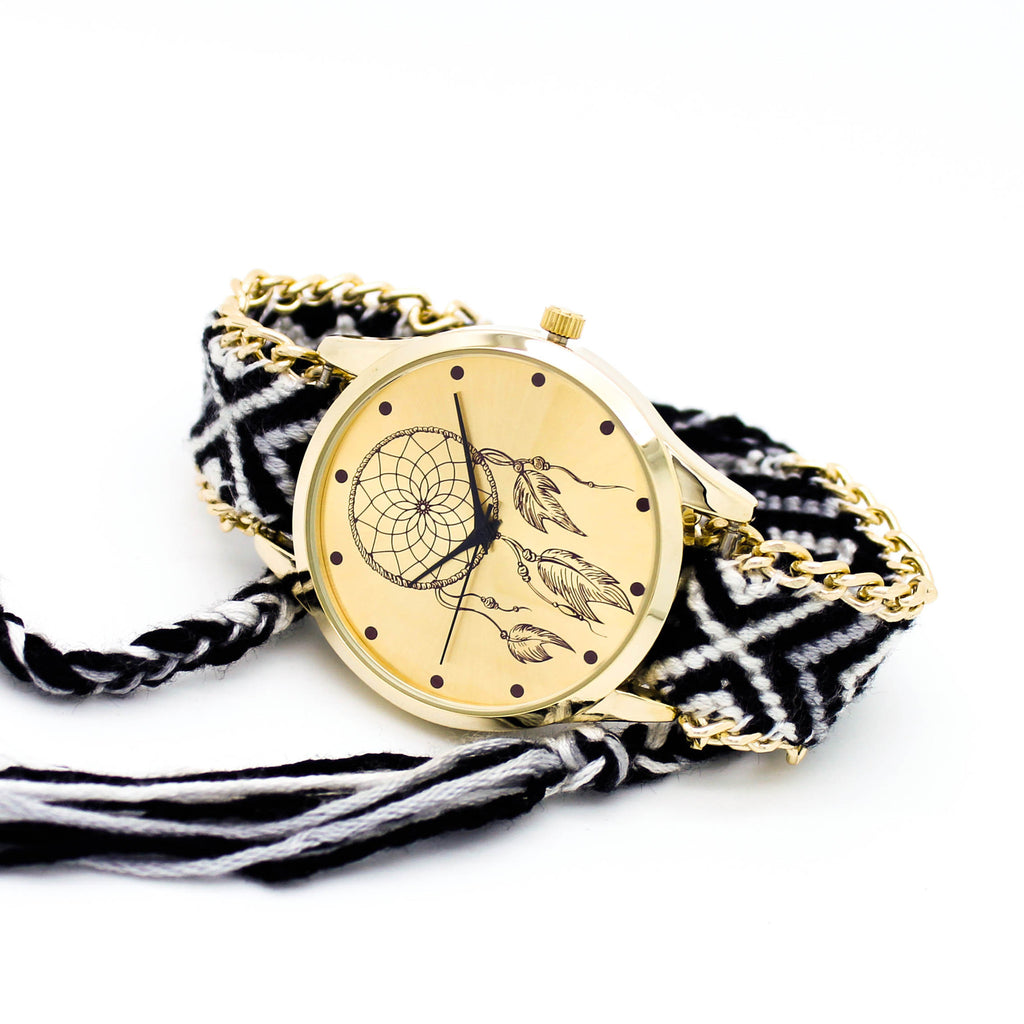 Dreamcatcher bracelet watch (3 colors)