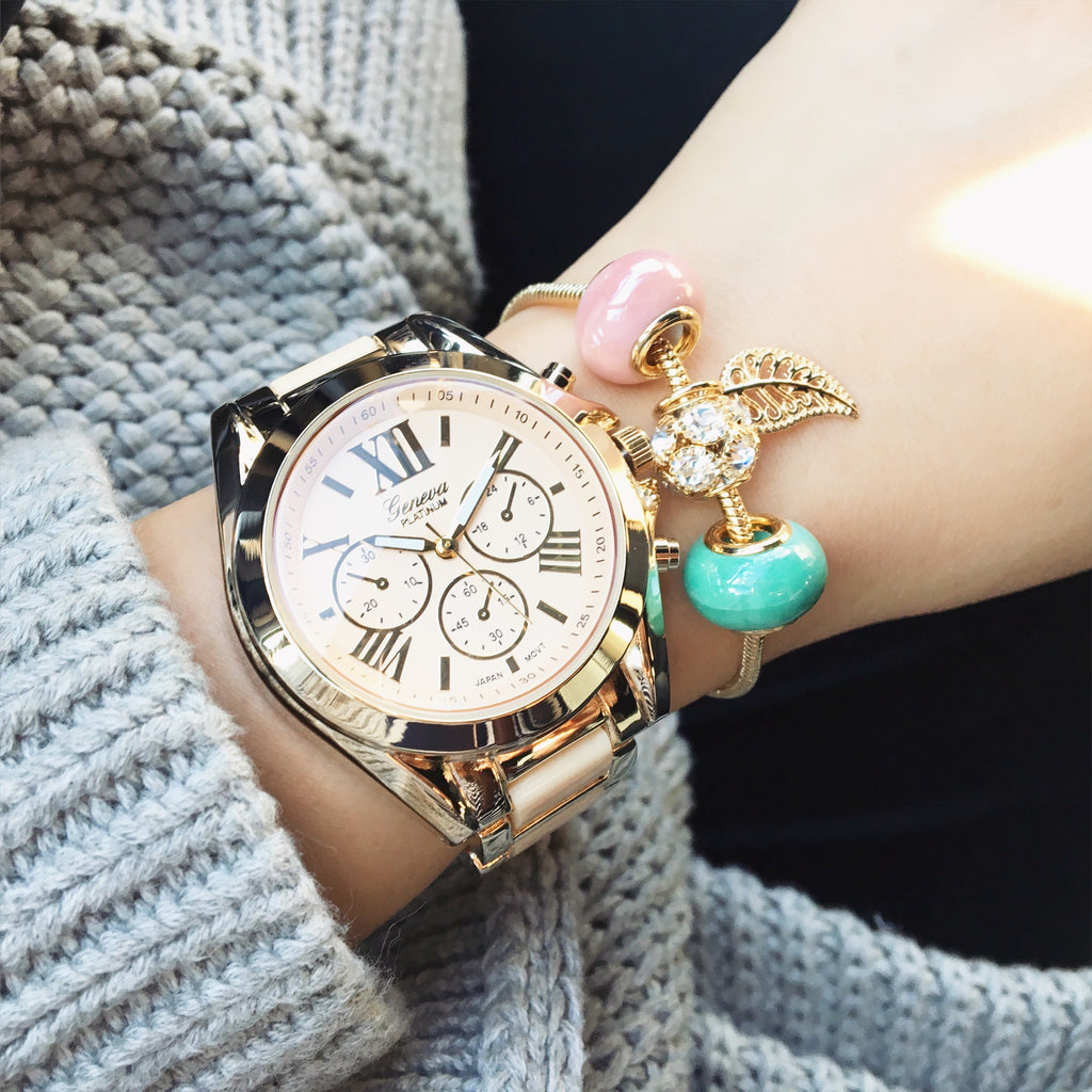 Pastel metal watch (5 colors)