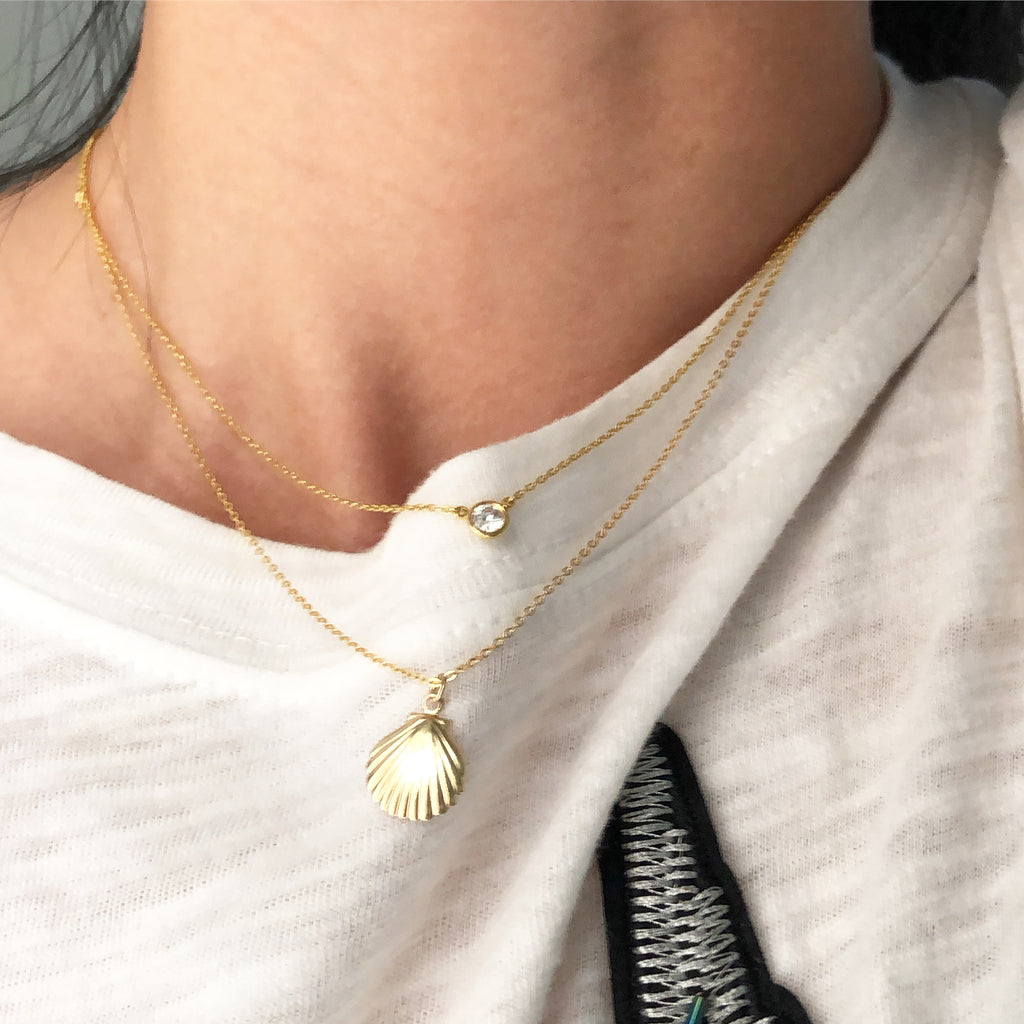 Seashell necklace