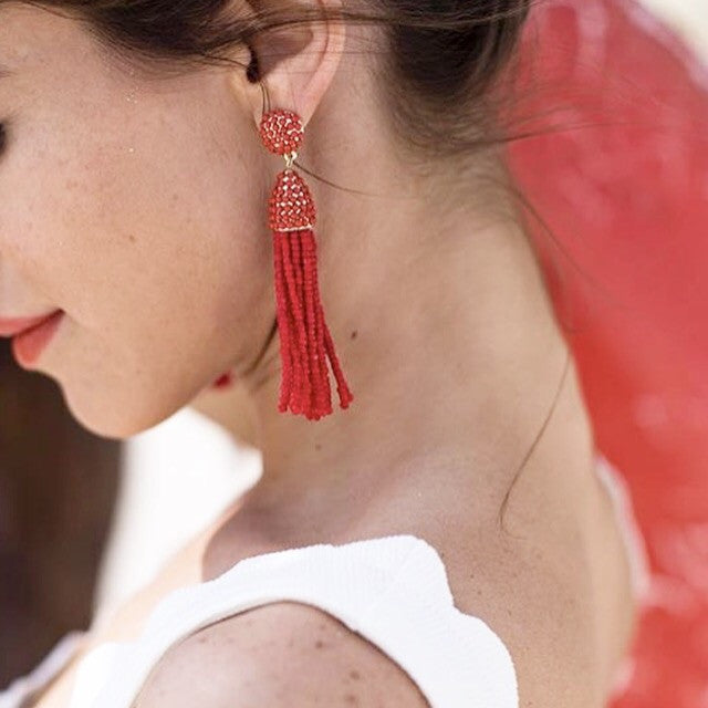 Catalina tassel earrings