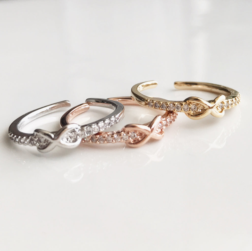 Infinity stone ring