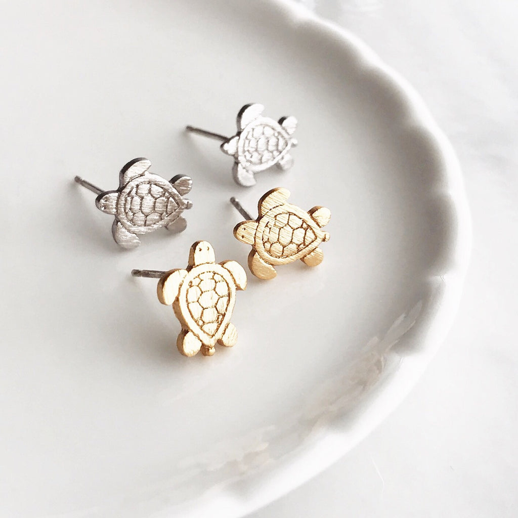 Turtle earrings
