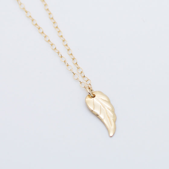 Feather necklace