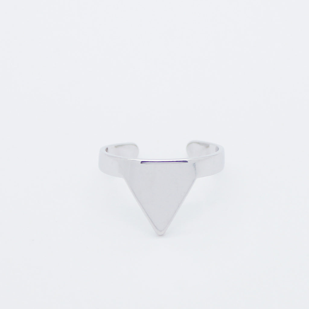 Triangle knuckle, midi ring