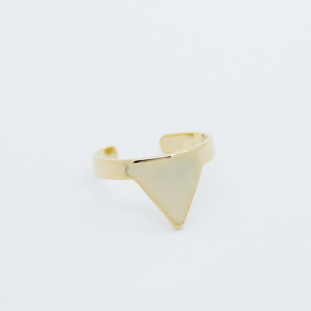 Triangle knuckle, midi ring