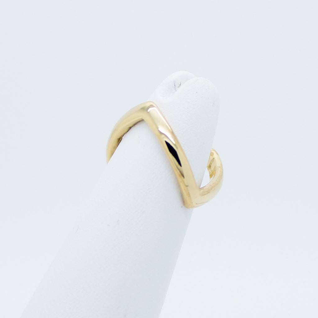 Pointy knuckle midi ring